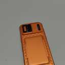 Vizvera for iPhone 17 Pro Max Case Wallet RFlD [Cards Holder[Camera Controll[Camera Cover] Full Body Rugged Shockproof Silicone Protective Phone Case for iPhone 17 Pro Max 6.9'' 2025(Spritz Orange)