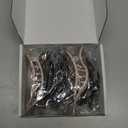 6 Pcs Flat Hair Clips for Women, 2 Styles Lay Flat Claw Clips, Large Non-slip Matte French Hair Clips for Thin Thick Hair, Neutral Color