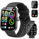 Smart Watch (Answer/Make Calls), 1.96"HD Smartwatch for Men Women 113+ Sport Modes, Activity Tracker with Heart Rate Monitor, Sleep Trackers, Pedometer, IP68 Waterproof Fitness Watch for Android Ios