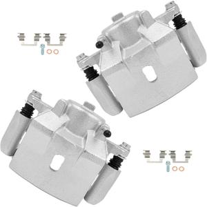 cciyu 18B4910A 18B4911A Front Left & Right Brake Calipers With Bracket For Chevy For Malibu,For Pontiac For G6/For Solstice,For Saturn For Aura/For Sky