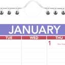 AT-A-GLANCE 2026 Wall Calendar, 8" x 11", Small, Ruled Blocks (PM12826)