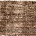 IRONGATE Jute Handspun Area Rug - Premium Jute Handwoven Reversible Chunky Textured Tan Beige Neutral Throw Accent Rug Carpet - Rustic Farmhouse Living Room Bedroom Den Study Décor - 5' x 8' Natural