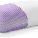 Purple Harmony Pillow - Medium Loft, Cooling Gel Neck Pillow | Side Sleeper Pillow, Weightless Medium Feel, GelFlex Grid and Talalay Latex Foam for Pressure-Relieving Support 33" x 14"