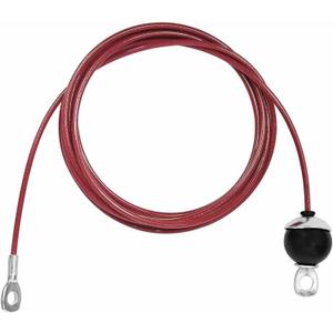 Replacement Cables for Home Gym, Fitness Pulley Cable, Weight Machine Replacement Cable -Thick 5mm(0.2inch) Heavy Duty Steel Wire Rope for Home Gym Cable (59'')