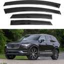 IG Window Visors Fit for 2016-2025 Volvo XC90, Out-Channel Rain Guards Vent Wind Deflectors 4PC, Car Accessories for 16-25 Volvo XC90