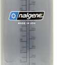 Nalgene Sustain Tritan BPA-Free Water Bottle Made with Material Derived from 50% Plastic Waste, 32 OZ, Wide Mouth,Smoke Grey