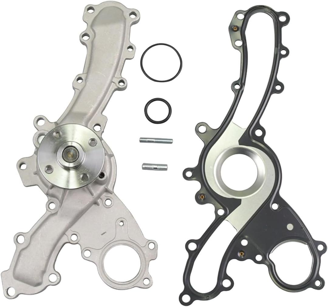 REVO Engine Water Pump with Gasket AW6047 Replacement for Toyota Avalon Camry Highlander RAV4 Sienna Venza & Lexus ES350 RX350 RX450h V6 3.5L Replace#1610009440 16100-39455 170-7370