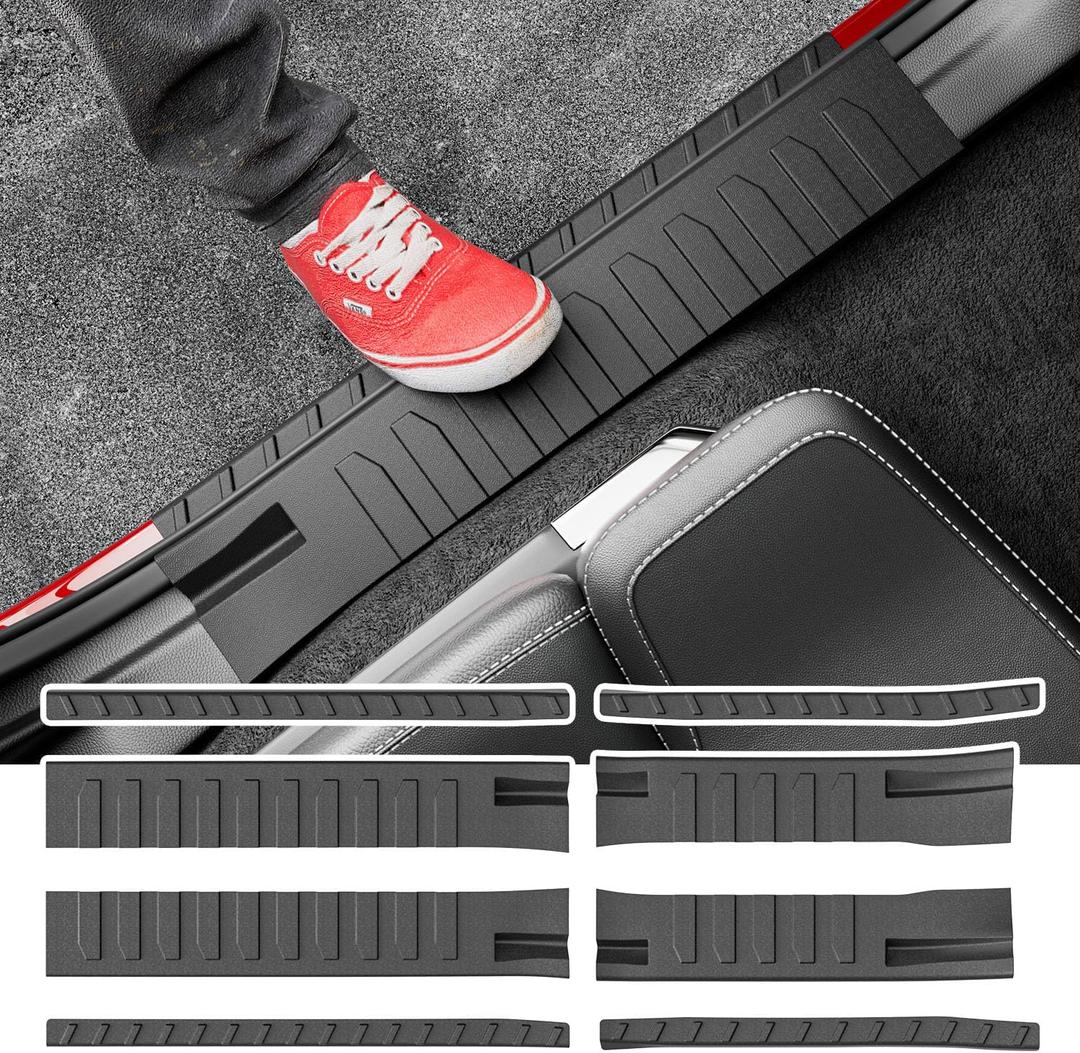 Xipoo Door Sill Protector Compatible with 2021-2026 Ford F150