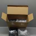 Jetec 150 Pack Charcuterie Boxes with Clear Lids and Rope 4 Inches Cake Disposable Square Dessert Food Box Containers with Lids for Bakery Macaron Cookies Strawberries Fruits Display (Black)