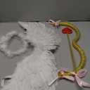 Coume Halloween Cupid Costume Accessories Set for Kids Angel Outfits Bow Arrow Feather Wings Headwear Sunglasses for 4-12