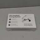 Handheld Sewing Machine for Beginners, Portable Mini Sewing Machine with Two Speed Modes, Easy to Operate and Fast Stitch Suitable for Clothes, Fabrics and Quick Home Repairs (White)