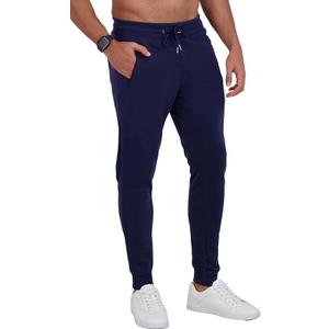 CROWN VOGUE Fleece Mens Joggers with Pockets, Mens Sweatpants, Workout Sweats for Men - Navy - XX-Large
