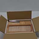 Bread Box for Kitchen Countertop Large Bread Box Farmhouse Bread Container Bread Storage with Window Bread Holder (Natural Wood)