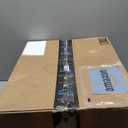 Area Rugs 8'x10' Washable Non-Slip, Floral Vintage Distress Print Pattern Medallion Carpet for Living Room Bedroom Dining Room, Light Blue Navy Beige Gray White