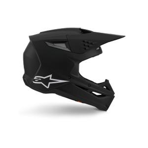 Alpinestars SM3 Solid Helmet ECE06/DOT Large, Black Glossy