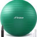 Trideer Exercise Ball for Physical Therapy & Workout - Swiss Ball for Core Strength & Balance (M(19-22ines/48-55cm))