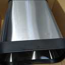 Stainless Steel TrashCan 2 Gallon, Open TrashCan, 7" x 10" x 11",