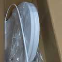 ZMJH ZMA102 Bidet Toilet Seat, Unlimited Warm Water, Vortex Wash, Electronic Heated, Warm Air Dryer, Rear and Front Wash, LED Light, Need Electricity, White, (Elongated)