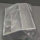 Paper Plate Dispenser, Paper Plate Holder for Kitchen Counter, Wood Rustic Silverware Utensil Caddy, Cutlery Flatware Organizer Box for Cups Spoons Forks Plates Napkins, Kitchen Accessories (White)