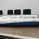 JINXIA Baby Floor Mat for Newborn, Portable Toddler Mat - Soft Baby Floor Seat Cover for Travel, Newborn Essentials - Blue