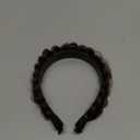 CJL HAIR 2PCs Braided Headbands Hair Piece for Women Synthetic Hair Hoops Head Bands Handmade Braid Hairband Accessories Elastic Stretch Headwrap Chocolate Multi