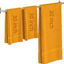 JUYSON 30 Inch Bathroom Towel Bar, Towel Racks for Bathroom Wall Mounted, Stainless Steel Heavy Duty Modern Single Towel Bar Holder Towel Rod Wall Mounted(Single Bar-Brushed Nickel, 30 in)