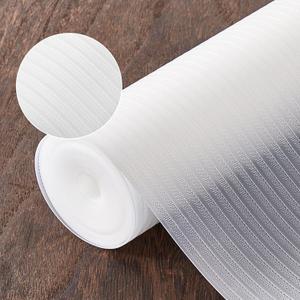 17.5" X 120" Refrigerator Liners Shelf Liner, Fridge Liners Non Slip Washable, Drawer Liners Non Adhesive Waterproof, Durable Fridge Mats for Glass Shelves, Cupboard, Pantry, Clear (Transparent)