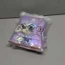 Hiroyuki Iridescent Quilted Makeup Bag (XOXO, purple), 2 Pack