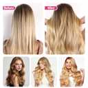 12 Piece Hair Roller Set with Clips, Self Grip Hair Rollers Hair Curler for Long Medium Short Hair, Random Color (3.6cm)