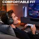 NUBWO Wireless Gaming Headset with Mic for Ps5 Ps4 PC, Zero Interference, 100-Hour Battery All-Day Play, 23ms Sync for Fortnite & Call of Duty/FPS Gamers, Triple Mode All Devices Compatible - Orange