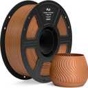 ELEGOO PLA Filament 1.75mm Brown 1KG, 3D Printer Filament Dimensional Accuracy +/- 0.02mm, 1kg Spool(2.2lbs) Fit Most FDM 3D Printers