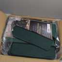 ZOBER All in One Christmas Ornament Storage Box & Decoration Container - Easy Access Removable Trays, Keeps 73 Ornaments - Adjustable Extent Area for Figurines and Pockets for Decoration - Green