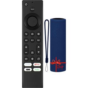 Compatible with Toshiba Smart tv Remote, Compatible with Insignia tv Remote Control. No Setup Needed (Excludes Voice Function) (Not for F. Stick.) Free Blue Cover.