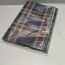 LeZakaa Christmas Green Wrapping Paper, 12 Folded Sheet with 4 Different Tartan Plaid Design for New Year Celebrations Holiday Gift Wrapping, 27.5 x 19.6 inches Per Sheet