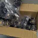 100ft 2-Pack Outdoor G40 LED Globe String Lights Dimmable Waterproof Shatterproof Light Strings with 52 Bulbs Connectable Commercial Hanging Lights for Christmas Patio House Backyard Balcony Party