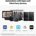 Aqara Smart Lock U50, Keyless Entry Door Lock with Apple Home Key, Bluetooth Deadbolt Lock, App Remote Control, Supports Apple HomeKit, Matter, Google Home, Alexa, IFTTT, Black