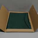 sancua Round Tablecloth - 60 Inch - Water Resistant Spill Proof Washable Polyester Table Cloth Decorative Fabric Table Cover for Dining Table, Buffet Parties and Camping, Hunter Green