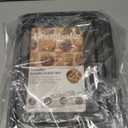 HONGBAKE Ceramic Baking Sheet Pan Set, Cookie Sheet for Oven, Bakeware Sets with Wider Grips, 3 Pack Half/Jelly Roll/Quarter Baking Tray, Premium, Dishwasher Safe - Dark Grey