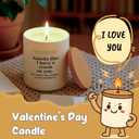 Gifts for Him Her Couple Valentines Day Candle Funny Romantic Gift for Crush, First Date, New Relationship & Flirty Couple Gifts for Women Men First Crushes Couples Valentine Candle
