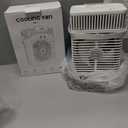 Portable Air Conditioners, 4-IN-1 Personal Evaporative Air Cooler with Remote, 3 Speeds & 3 Mist, 7-Color Night Light, 2-8H Timer, 1200ML Mini Air Conditioner Cooling Fan for Bedroom Office Home