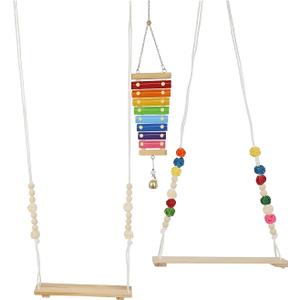 Chicken Swing Toy Chicken Coop Accessories Bird Swings | for Large Bird Parrot Hen Rooster Chick Toy,Parrot Swing