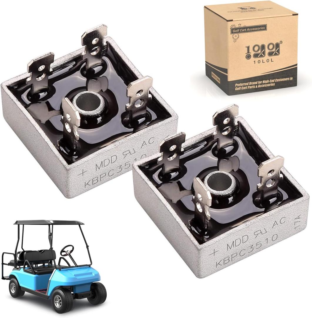 10L0L 103517601 Golf Cart Club Car Charger Rectifier for 35A PowerDrive 2 Charger& Mac Chargers OEM#102273501, 103517601(Pack of 2)