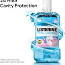 Listerine Total Care Kids Mouthwash, ADA Accepted, Alcohol-Free Anticavity Fluoride Mouthwash, Children's Mouthwash for Cavity Protection and Fresh Breath, Bubblegum Flavor, 500 mL, Pack of 3