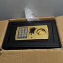 Piggy Bank Safe for Adult with Password, Large Metal Money Bank, Boy and Girl Coin jar for Honeymoon Trips, Birthday Gifts, College Funds, Car Funds (Black)