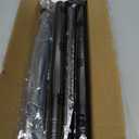 Black Long Curtain Rod Tension Shower Curtain Rods 30-120 in 1.1"