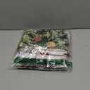 Christmas Kitchen Curtains 3 Piece Set Xmas Trees Holly Pine Curtains Valance & Tiers for Kitchen Home Indoor Cafe 36 Inch Short Window Curtain Over Sink Window Winter Holiday Decor