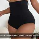 2 x VENDAU Butt Lifting Shapewear for Women Butt Shaper Body Shaper Tummy Control Butt Lifter Panties for Women But Crossdresser (Black, XXXL)