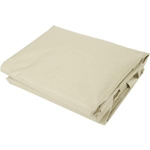 POCREATION 3Seat Courtyard Garden Swing Hammock,Cushion Cover Fabric Cushion for Patio Courtyard Garden 59.1 X 19.7 X 3.9in (Beige)