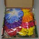 60Pcs Tropical Party Decorations Supplies Tropical Palm Leaves Hibiscus Flower Simulation Artificial Leaf for Hawaiian Luau Safari Party Jungle Beach Theme BBQ Birthday Parties Decorations Table Decor (Middle)