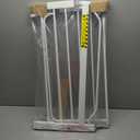 Regalo Safety 29-38.5" Baby Gate for Doorways & Bottom of Stairs, Pressure Mounted Baby Gate with Door for Babies, Toddlers & Pets, Tested & Safe for 30 Years, American Designed, American Owned, White